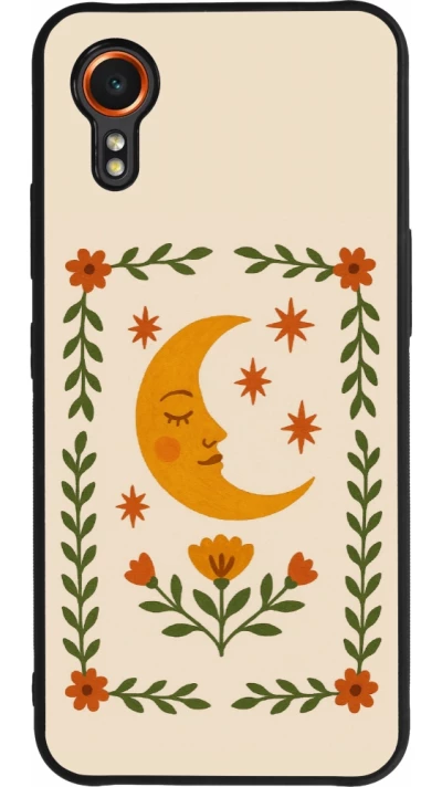 Samsung Galaxy XCover 7 Case Hülle - Silikon schwarz Half moon stamp 2026