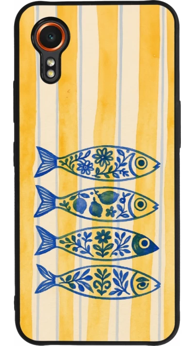 Samsung Galaxy XCover 7 Case Hülle - Silikon schwarz Portuguese fish 2026