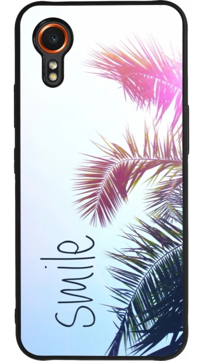 Coque Samsung Galaxy XCover 7 - Silicone rigide noir Smile 05