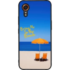 Coque Samsung Galaxy XCover 7 - Silicone rigide noir Summer 2025 Bring me to the beach
