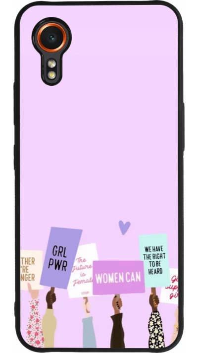 Coque Samsung Galaxy XCover 7 - Silicone rigide noir Womens day 2026 9