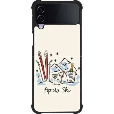 Coque Samsung Galaxy Z Flip3 5G - Silicone rigide noir After the sky 2026