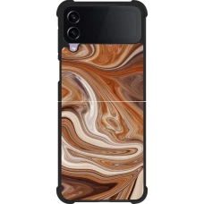 Coque Samsung Galaxy Z Flip3 5G - Silicone rigide noir Autumn 2024 marbe