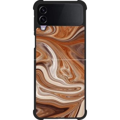 Coque Samsung Galaxy Z Flip3 5G - Silicone rigide noir Autumn 2024 marbe