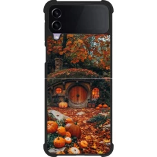 Samsung Galaxy Z Flip3 5G Case Hülle - Silikon schwarz Autumn 26 Hobbit house