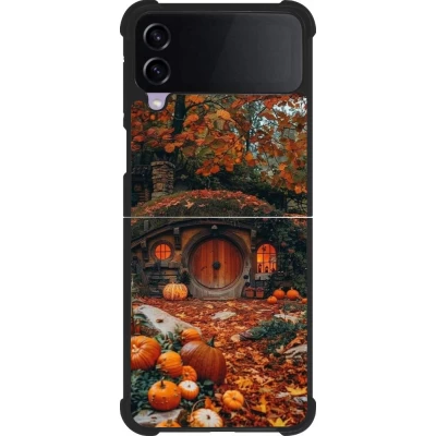 Samsung Galaxy Z Flip3 5G Case Hülle - Silikon schwarz Autumn 26 Hobbit house