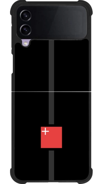 Samsung Galaxy Z Flip3 5G Case Hülle - Silikon schwarz Kanton SZ schwarz