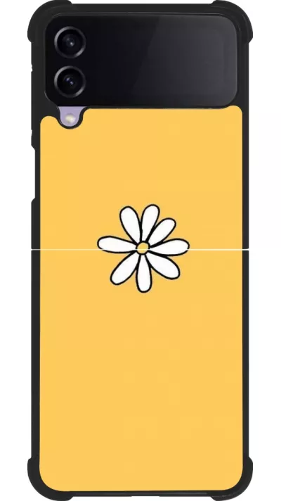 Coque Samsung Galaxy Z Flip3 5G - Silicone rigide noir Easter 2023 daisy