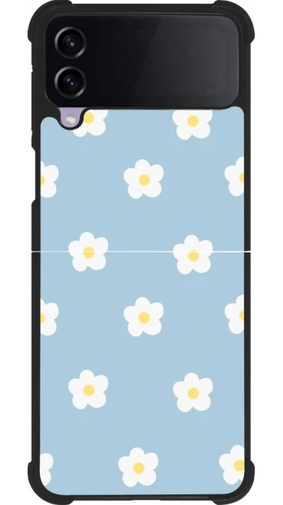 Coque Samsung Galaxy Z Flip3 5G - Silicone rigide noir Easter 2024 daisy flower