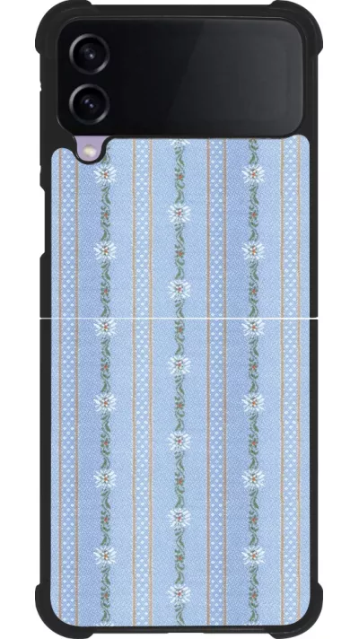 Coque Samsung Galaxy Z Flip3 5G - Silicone rigide noir Edelweiss