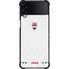 Samsung Galaxy Z Flip3 5G Case Hülle - Silikon schwarz Irak 2026 personalisierbares Fussballtrikot