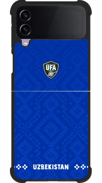 Samsung Galaxy Z Flip3 5G Case Hülle - Silikon schwarz Usbekistan 2026 personalisierbares Fussballtrikot