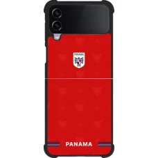Samsung Galaxy Z Flip3 5G Case Hülle - Silikon schwarz Panama 2026 personalisierbares Fussballtrikot