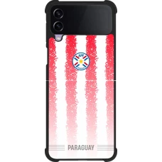 Samsung Galaxy Z Flip3 5G Case Hülle - Silikon schwarz Paraguay 2026 personalisierbares Fussballtrikot