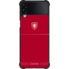 Samsung Galaxy Z Flip3 5G Case Hülle - Silikon schwarz Tschechische Republik 2026 personalisierbares Fussballtrikot
