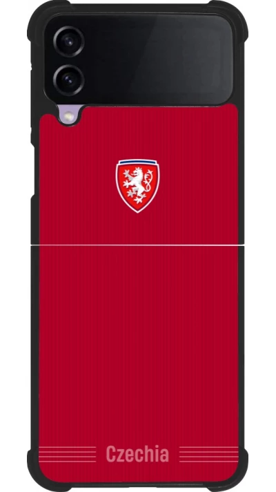 Samsung Galaxy Z Flip3 5G Case Hülle - Silikon schwarz Tschechische Republik 2026 personalisierbares Fussballtrikot