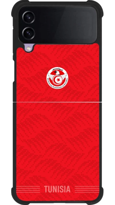Samsung Galaxy Z Flip3 5G Case Hülle - Silikon schwarz Tunesien 2026 personalisierbares Fussballtrikot