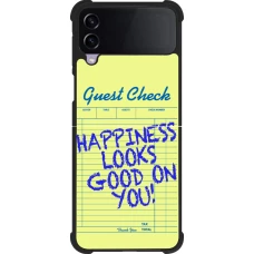 Coque Samsung Galaxy Z Flip3 5G - Silicone rigide noir Guest check 2026