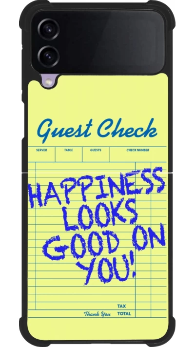 Coque Samsung Galaxy Z Flip3 5G - Silicone rigide noir Guest check 2026