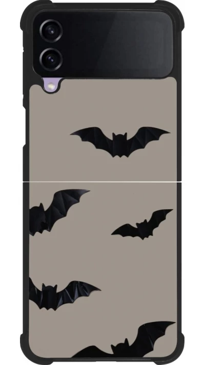 Samsung Galaxy Z Flip3 5G Case Hülle - Silikon schwarz Halloween 2026 Bats