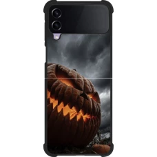 Samsung Galaxy Z Flip3 5G Case Hülle - Silikon schwarz Halloween 2026 The Wicked Pumpkin
