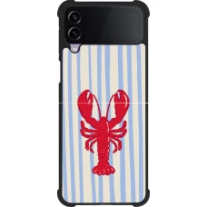 Samsung Galaxy Z Flip3 5G Case Hülle - Silikon schwarz Red lobster 2026