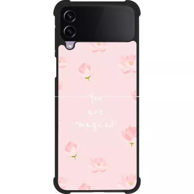 Samsung Galaxy Z Flip3 5G Case Hülle - Silikon schwarz Mom 2023 your are magical