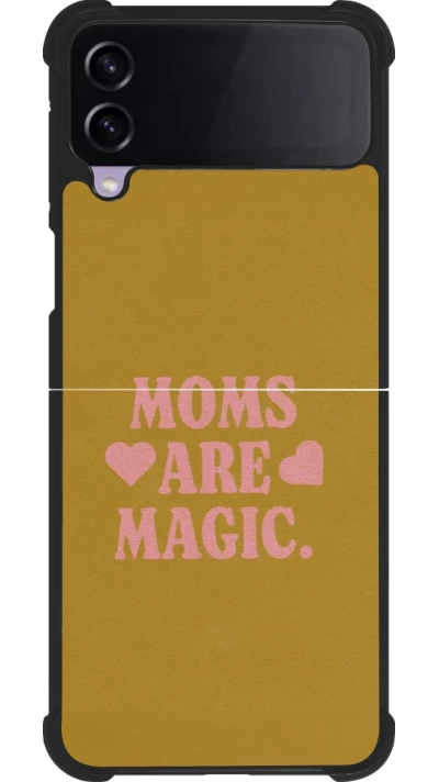 Samsung Galaxy Z Flip3 5G Case Hülle - Silikon schwarz Mom 2026 Are Magic