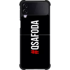 Samsung Galaxy Z Flip3 5G Case Hülle - Silikon schwarz Qsafoda 1