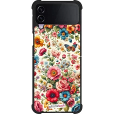 Samsung Galaxy Z Flip3 5G Case Hülle - Silikon schwarz Spring 25 fruehling bluetend