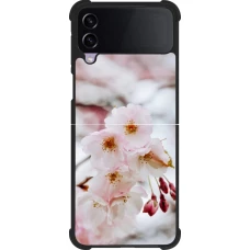 Samsung Galaxy Z Flip3 5G Case Hülle - Silikon schwarz Cherry tree Spring 2026
