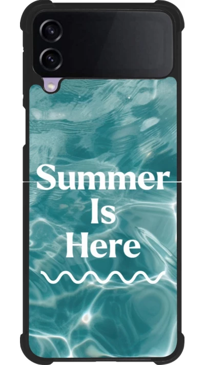 Coque Samsung Galaxy Z Flip3 5G - Silicone rigide noir Summer 2025 Summer is here
