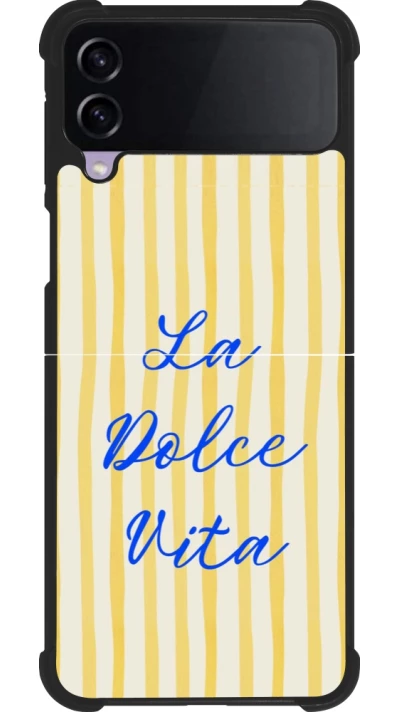 Coque Samsung Galaxy Z Flip3 5G - Silicone rigide noir The good life 2026
