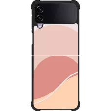 Samsung Galaxy Z Flip4 Case Hülle - Silikon schwarz Autumn 22 abstract sunrise