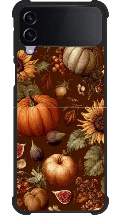 Coque Samsung Galaxy Z Flip4 - Silicone rigide noir Autumn 26 Autumn still life