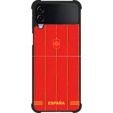 Samsung Galaxy Z Flip4 Case Hülle - Silikon schwarz Spanien 2026 personalisierbares Fussballtrikot