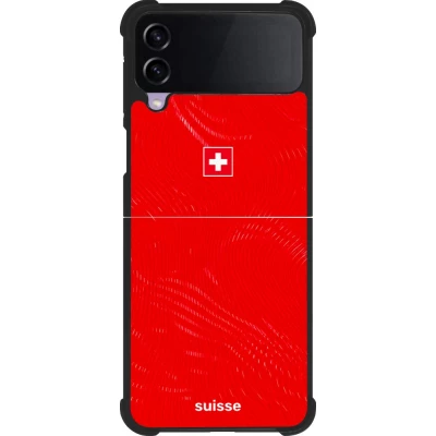 Samsung Galaxy Z Flip4 Case Hülle - Silikon schwarz Schweiz 2026 personalisierbares Fussballtrikot