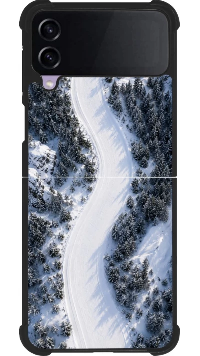 Samsung Galaxy Z Flip4 Case Hülle - Silikon schwarz Sports 2026 Ski