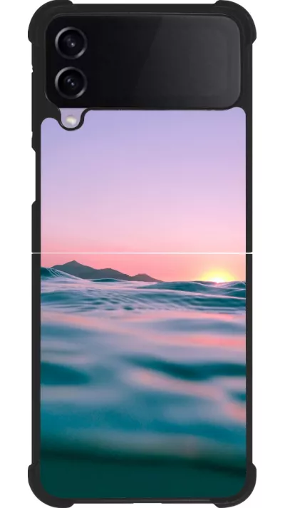 Coque Samsung Galaxy Z Flip4 - Silicone rigide noir Summer 2021 12