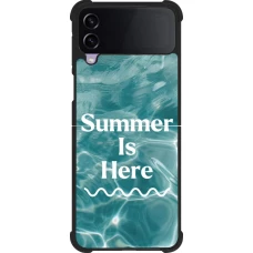 Coque Samsung Galaxy Z Flip4 - Silicone rigide noir Summer 2025 Summer is here