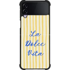 Coque Samsung Galaxy Z Flip4 - Silicone rigide noir The good life 2026