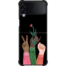 Coque Samsung Galaxy Z Flip4 - Silicone rigide noir Womens day 2026 2