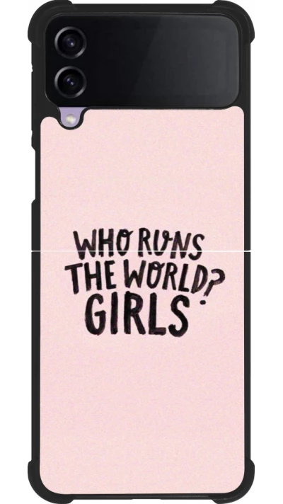 Coque Samsung Galaxy Z Flip4 - Silicone rigide noir Womens day 2026 3