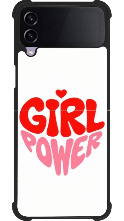 Coque Samsung Galaxy Z Flip4 - Silicone rigide noir Womens day 2026 6