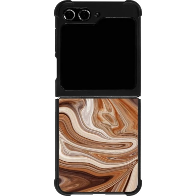 Coque Samsung Galaxy Z Flip5 - Silicone rigide noir Autumn 2024 marbe