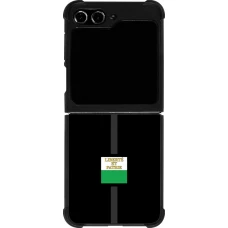 Coque Samsung Galaxy Z Flip5 - Silicone rigide noir Canton VD noir