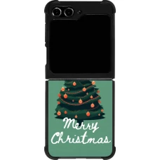 Samsung Galaxy Z Flip5 Case Hülle - Silikon schwarz Christmas 25 Xmas Tree