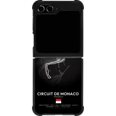 Coque Samsung Galaxy Z Flip5 - Silicone rigide noir F1 Track 2025 Monaco