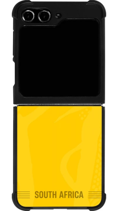 Samsung Galaxy Z Flip5 Case Hülle - Silikon schwarz Südafrika 2026 personalisierbares Fussballtrikot