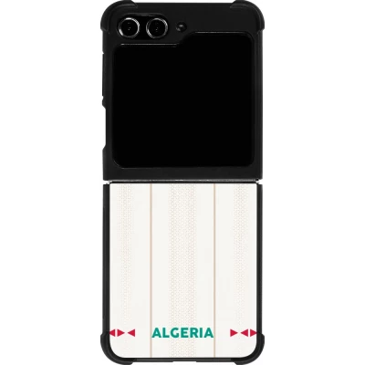 Samsung Galaxy Z Flip5 Case Hülle - Silikon schwarz Algerien 2026 personalisierbares Fussballtrikot